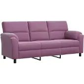 vidaXL Bank Paars 214 x 85 x 93 cm fluweel