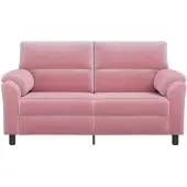 vidaXL Bank Roze 174 x 85 x 93 cm fluweel