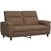 vidaXL Bank Bruin 178 x 90 x 95 cm Stof