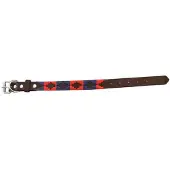 Lexhis 2.5 Cm Leather Navajo Hondenhalsband