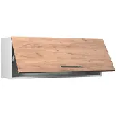 Vicco Hangkast Fame-Line, Goudkleurig Eiken/Wit, 100 cm, WB Eik