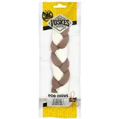 Voskes Hondensnack Twist Duo Run Wit - Bruin M