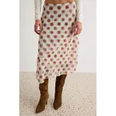 Trendyol TRENDYOLMİLLA Dames Meerkleurig Bloemen Midi Asymmetrisch A-lijn Rokken