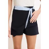 Trendyol TRENDYOLMİLLA Dames Donkerblauw Effen Kort / Mini Skort Rokken