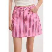 Trendyol TRENDYOLMİLLA Dames Roze Effen Kort / Mini Rokken