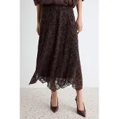 Trendyol TRENDYOLMİLLA Dames Bruin Bloemen Maxi A-lijn Rokken