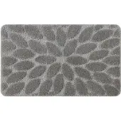 Dywany Łuszczów Grijze badmat 60x100 cm met steenmotief - Antislip