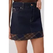 Trendyol TRENDYOLMİLLA Dames Donkerblauw Effen Kort / Mini Kokerrok- rok Rokken