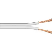 Microconnect AUDSPEAKER2, 25 meter, Wit, Koperbedekte aluminiumkabels (CCA), 956 gram, 160 mm, 160 mm