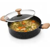Odelo Aluminium Kookpan MAREN 4,3L met Anti-aanbaklaag & Inductie Bodem