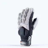 Grays hockeyhandschoen Apex Full Gloves links extra groot wit.