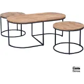Benoa Oval Coffee Table Set Of 3