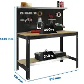 Simonwork (bancos De Trabajo) Bt3 Werkbank 1445x910x610 Mm