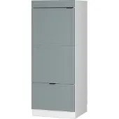 Vicco Hoge kast Fame-Line Licht blauw-grijs/Wit 60 cm, Model 50857