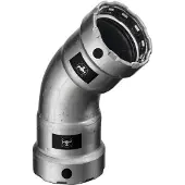 Viega bocht 45gr 3/8 zk