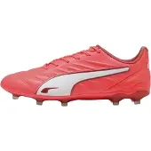 Puma Heren King Pro Stevige Grond Voetbalschoenen (Gloeiend rood)