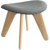 Tom Dixon Slab Voetenbank Naturel / Hallingdal 130 - Krukken Eiken Natural - SLLCOU01NAHA0130