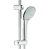 GROHE doucheset Euphoria Eco, 27225, 900 mm, slang 1750 mm, zeepbakje, chroom, 27225001