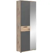 Furnilux Mason kledingkast 2 deuren eik decor, spiegel