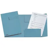 Esselte Manilla 3-klepsmap - folio - 50 stuks - Blauw