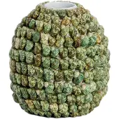 Light & Living - Vaas SHELL - Ø33x37cm - Groen