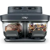 Ninja CRISPi DualZone Glazen Airfryer 8-in-1 in Donkerblauw | DD102EUBL1 | van SharkNinja