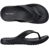 Original Brands Holster Offshore - Uni Teenslippers - Vegan EVA Schuim Slippers - Podologisch Goedgekeurd - Zwart