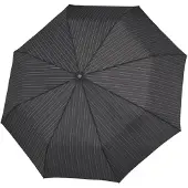 Doppler Fiber Magic paraplu - Classy stripes grey – Opvouwbare paraplus, paraplus en stormparaplus