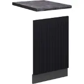 Vicco Frontpaneel Fame-Line Zwart gestreept 45 cm , WB Antraciet, Model 50953