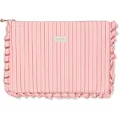 HEMA Laptophoes 36x29cm franje strepen (roze)