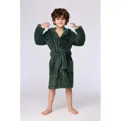 Woody Unisex kamerjas donkergroen - maat 116/6J
