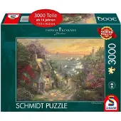 Schmidt Spiele Dorpje bij de vuurtoren - puzzel van 3000 stukjes; 59482