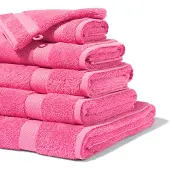 HEMA Handdoeken - zware kwaliteit fuchsia (fuchsia)