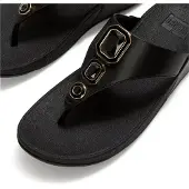 FitFlop Lulu Bold Crystals teenslippers ZWART - Maat 39