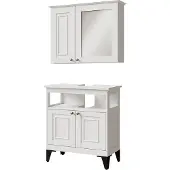 Vicco Badkamermeubelset Vanity Wit 2-delig, Model 54390