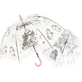 Le Monde du Parapluie Doorzichtige kinderparaplu met eenhoornmotief,Doorzichtig