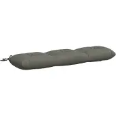 vidaXL Bankkussen VIANEN 100% Polyester Grijs 110 x 30 x 12 cm