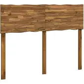 vidaXL Live Edge Hoofdbord ROSTOCK Naturel 140 cm Massief Acacia Hout