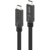 PureLink MicroX4 USB-C naar USB-C kabel, USB4 Gen2x2, 20 Gbps, 240W, 2,0 meter