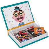 Janod - Magnetibook - Gekke gezichten jongens