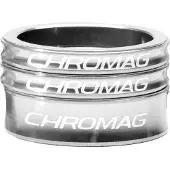 Chromag Aluminium Silver Steering Spacers