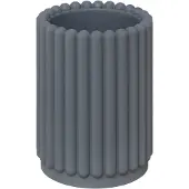 5five Simply Smart - Tandenborstelhouder BONBON, Ø 7,5 cm - grijs