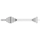 ERA Benelux DA55172 Aandrijfas