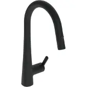 Hansa Designo - Keukenkraan met uittrekbare handdouche, mat zwart 5136228333