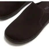 Original Brands Women Gen-FF Closed Back Mule Suede Chocolate Brown-Schoenmaat 36