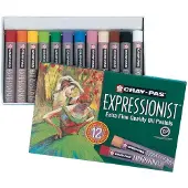 Sakura Cray-Pas expressionistische oliepastelset - zachte oliepastels voor kunstenaars - 12 kleuren