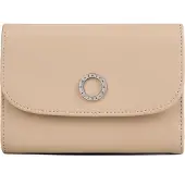 Esquire Leer portemonnee Athena RFID Lady Wallet Beige