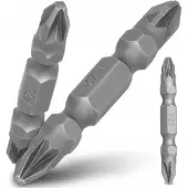 TRCR Dubbelzijdige PZ2 Bit 50mm Magnetisch 1/4" CrV Staal
