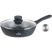 Zilner Marmite Koekenpan 22cm met Deksel - Anti-aanbak & Inductie