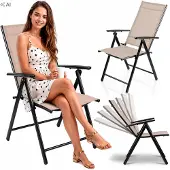 Sofotel Set van 2 opvouwbare tuinstoelen, comfortabel en modern